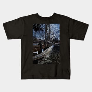 Ghostly Central Park in NYC Kids T-Shirt